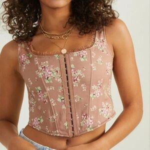 Altar'd State‎ Alex Floral Corset Size Small